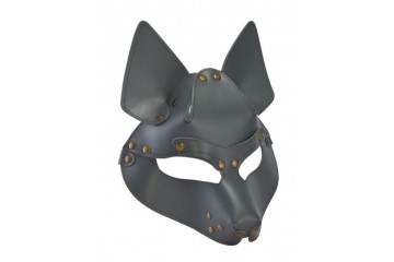 Серая маска Wolf с клепками