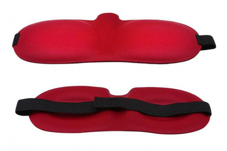 Красная глухая маска на резинке Красная глухая маска на резинке