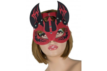 Маска дьяволицы с рожками