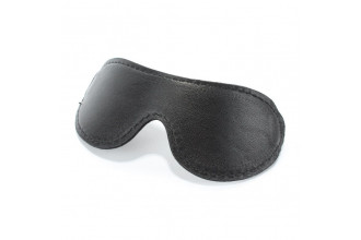 Чёрная лаковая маска на глаза