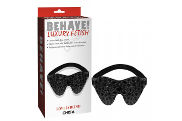 Черная маска на глаза Behave