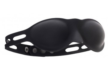 Черная плотная силиконовая маска