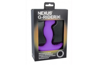 Фиолетовый вибромассажер простаты Nexus G-Rider+ - 12,6 см.