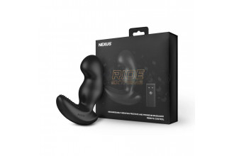 Черный вибромассажер простаты Nexus Ride Extreme - 14,1 см.