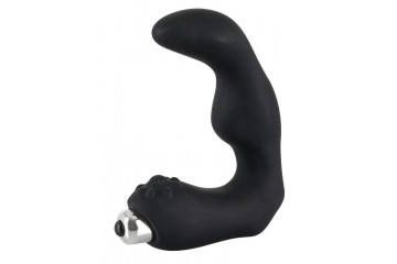 Чёрный вибростимулятор простаты Rebel