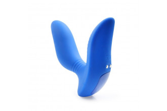 Синий вибромассажер простаты 3,5’’ Curve P-spot Massager - 12 см.