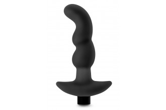 Черный вибромассажер простаты Prostate Massager 03 - 15,2 см.