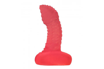 Розовый анальный фаллоимитатор для стимуляции простаты - 7,1 см.