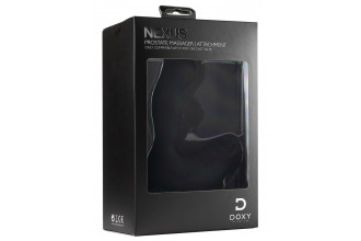 Черная насадка на вибратор Doxy для массажа простаты Prostate Massager