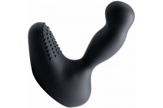Черная насадка на вибратор Doxy для массажа простаты Prostate Massager