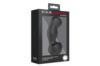 Черный вибростимулятор Nexus Gyro Vibe Extreme - 18 см.