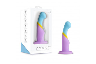 Цветной силиконовый стимулятор простаты Artisan - 15,2 см.