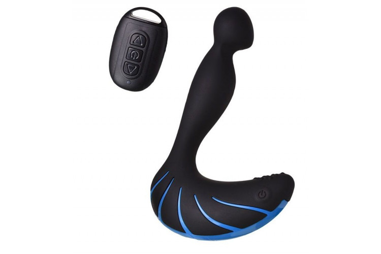 Чёрно-синий массажер простаты Erotist Third Чёрно-синий массажер простаты Erotist Third