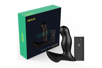 Черный вибромассажер простаты NEXUS Beat - 12 см.