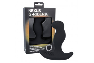 Черный вибромассажер простаты Nexus G-Rider+ - 12,6 см.