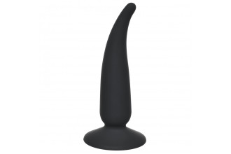 Чёрная анальная пробка P-spot Teazer Black - 12,2 см.