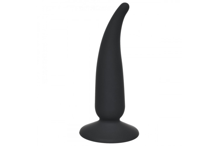 Чёрная анальная пробка P-spot Teazer Black - 12,2 см.