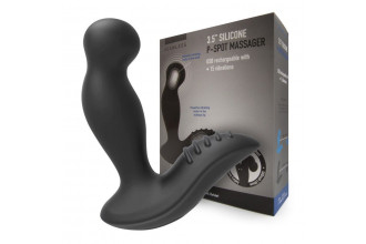Черный вибромассажер простаты 3,5’’ P-spot Massager - 12,5 см.