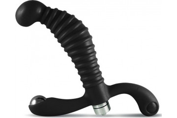 Черный стимулятор простаты Nexus Vibro - 10,2 см.