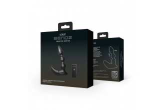 Черный вибростимулятор Nexus Bendz Prostate Edition - 14,1 см.