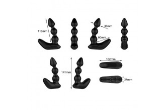 Черный вибростимулятор Nexus Bendz Prostate Edition - 14,1 см.