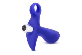 Синий стимулятор простаты с ручкой-кольцом Performance Prostimulator 02