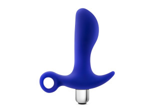 Синий стимулятор простаты с ручкой-кольцом Performance Prostimulator 02