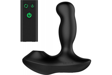 Черный вибратор-ротатор для стимуляции простаты Nexus Revo Air