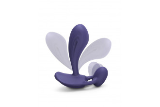 Темно-синий вибромассажер Witty P&G Vibrator with Remote Control