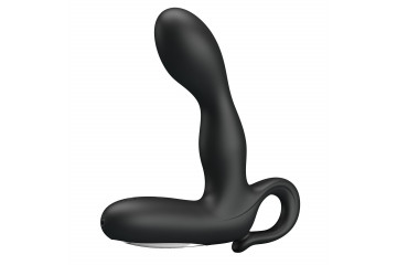 Чёрный вибростимулятор простаты Barrack