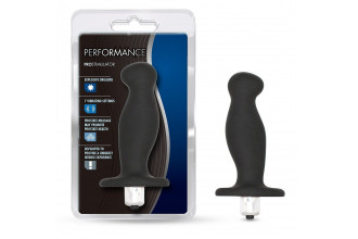 Чёрный вибростимулятор простаты Performance Prostimulator