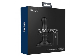 Черный вибростимулятор простаты Nexus Bolster - 12,3 см.