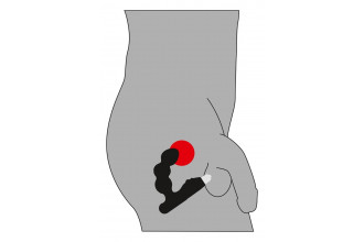 Стимулятор простаты с вибрацией Rebel Bead-shaped Prostate Stimulator