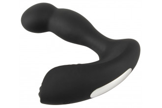 Черный вибростимулятор простаты RC Prostate Massager - 13,1 см.