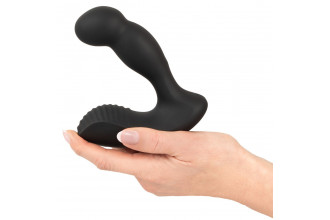 Черный вибростимулятор простаты RC Prostate Massager - 13,1 см.