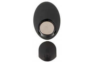 Черный вибростимулятор простаты RC Prostate Massager - 13,1 см.