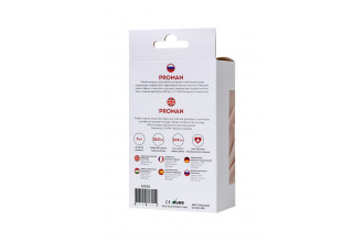 Красный силиконовый вибростимулятор простаты Proman - 12,5 см.