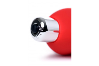 Красный силиконовый вибростимулятор простаты Proman - 12,5 см.