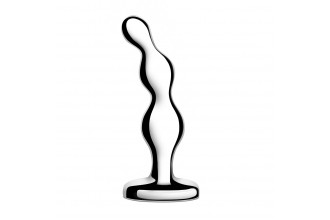 Стальной анальный фаллоимитатор для простаты Stainless Steel Anal Beads - 13 см.