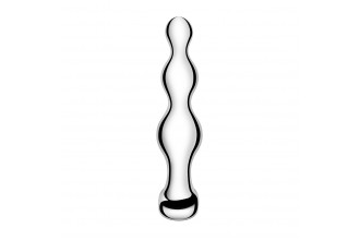 Стальной анальный фаллоимитатор для простаты Stainless Steel Anal Beads - 13 см.