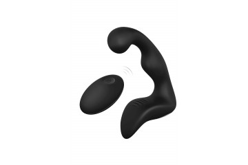 Черный вибромассажер простаты REMOTE BOOTY PLEASER