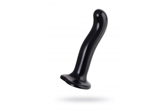 Черный стимулятор для пар P&G-Spot Dildo Size L - 19 см.