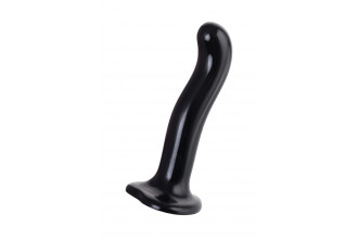 Черный стимулятор для пар P&G-Spot Dildo Size L - 19 см.