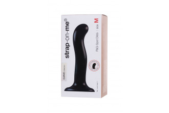Черный стимулятор для пар P&G-Spot Dildo Size L - 19 см.