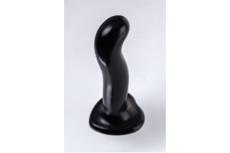 Черный стимулятор для пар P&G-Spot Dildo Size L - 19 см.