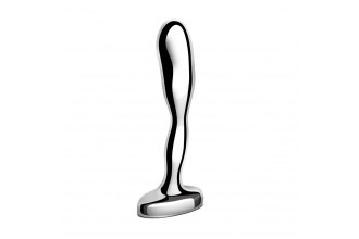 Стальной стимулятор простаты Stainless Steel Prostate Plug - 11,5 см.