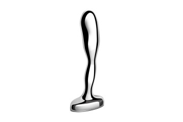Стальной стимулятор простаты Stainless Steel Prostate Plug - 11,5 см.