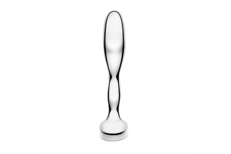 Стальной стимулятор простаты Stainless Steel Prostate Plug - 11,5 см.