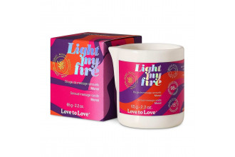 Массажная свеча Light My Fire Monoi с ароматом моной - 65 гр.