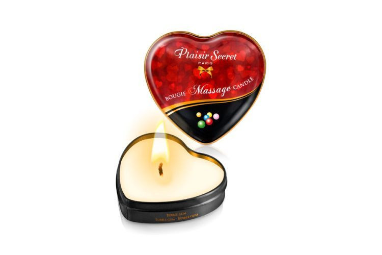 Массажная свеча с ароматом бубль-гума Bougie Massage Candle - 35 мл.